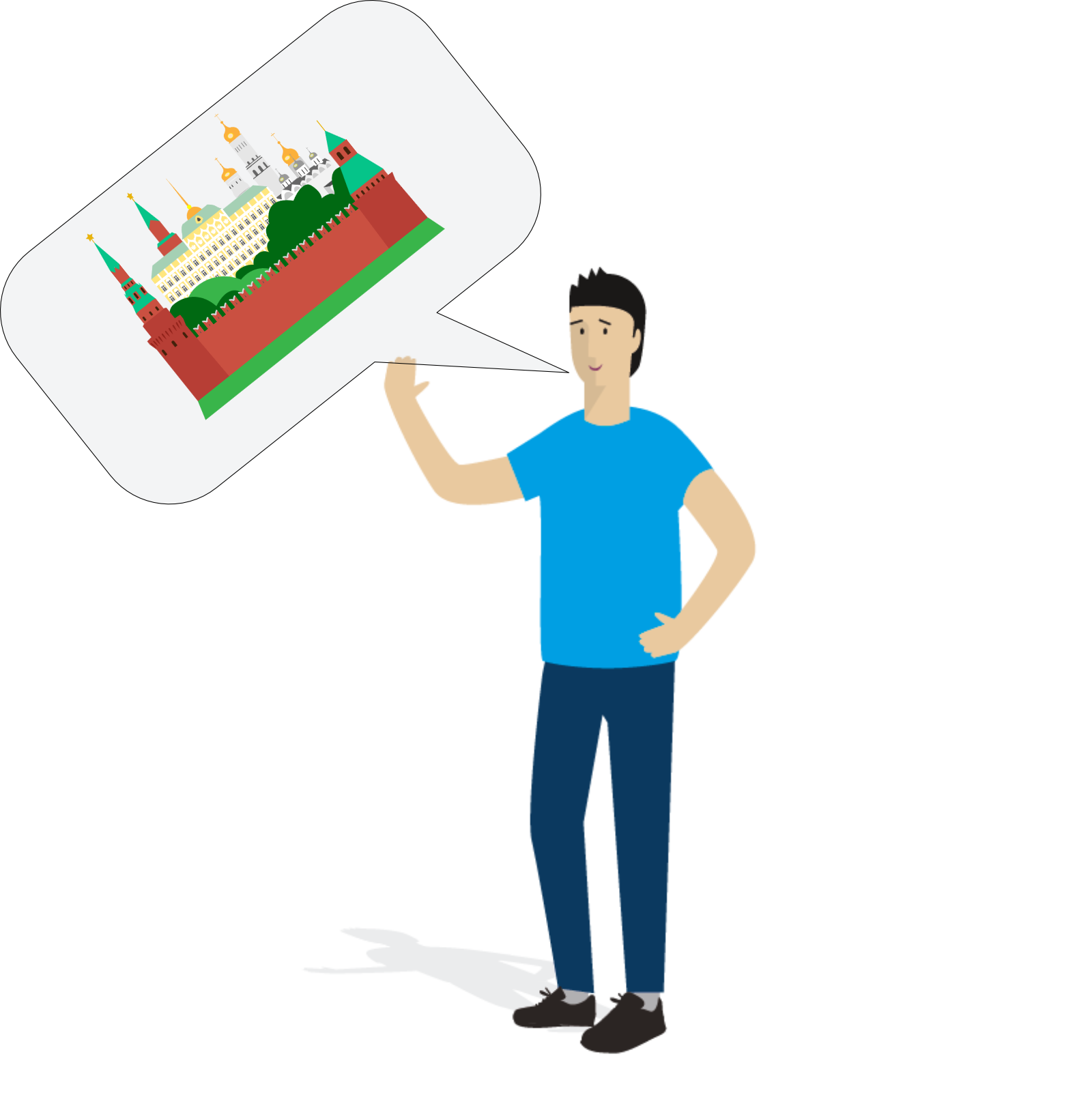 John talks about Moscow