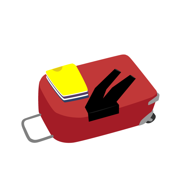 Clothes in a suitcase