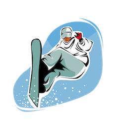 He likes winter sport